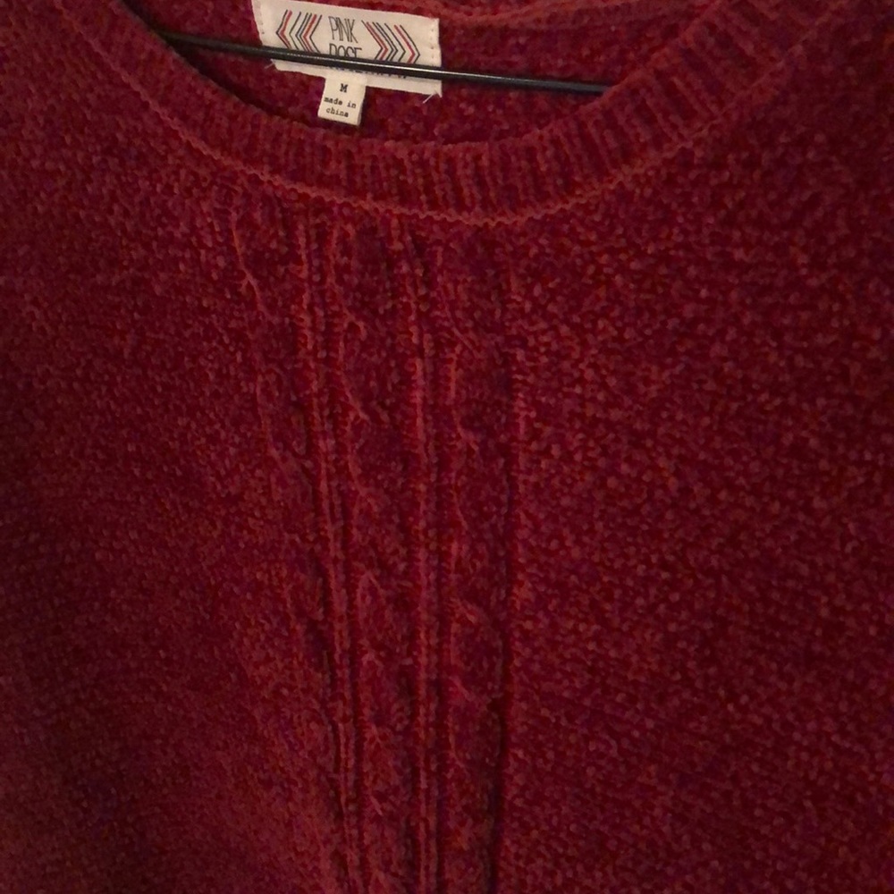 Soft Red Sweater - Picture 3 of 3